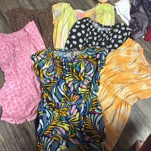 Bundle of 6 Old Navy rompers - 10/12